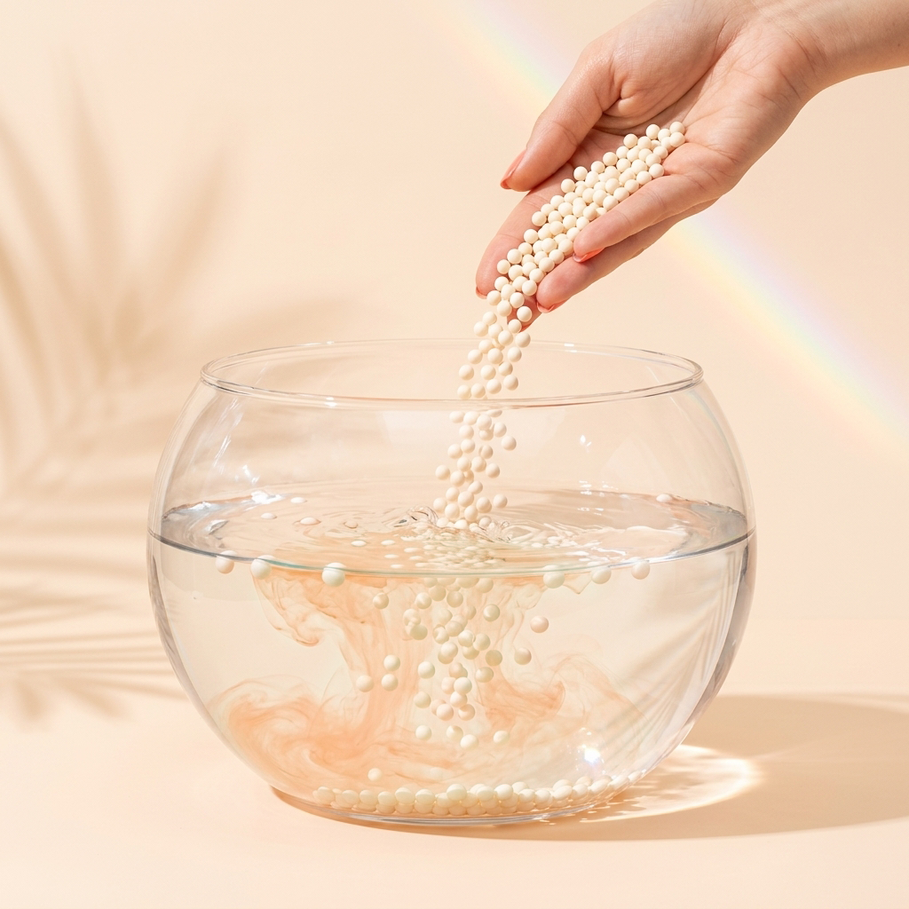 Sweet Summer Love Scent Booster - beads dissolving in water bowl
