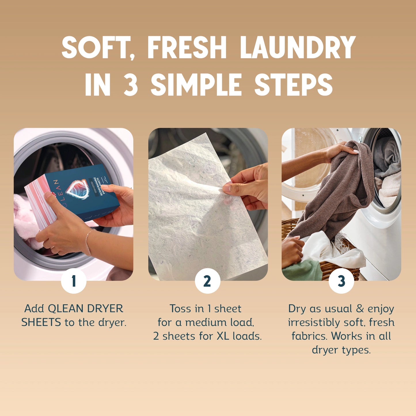 Biodegradable Dryer Sheets