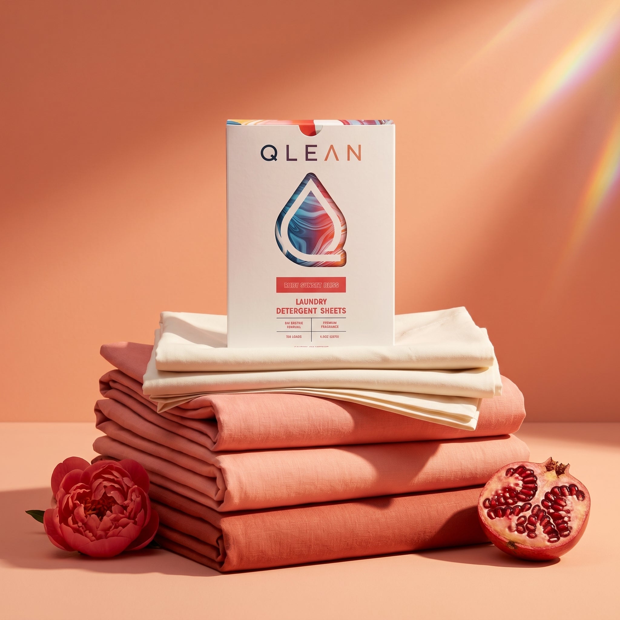 Laundry Detergent Sheets - Ruby Sunset Bliss