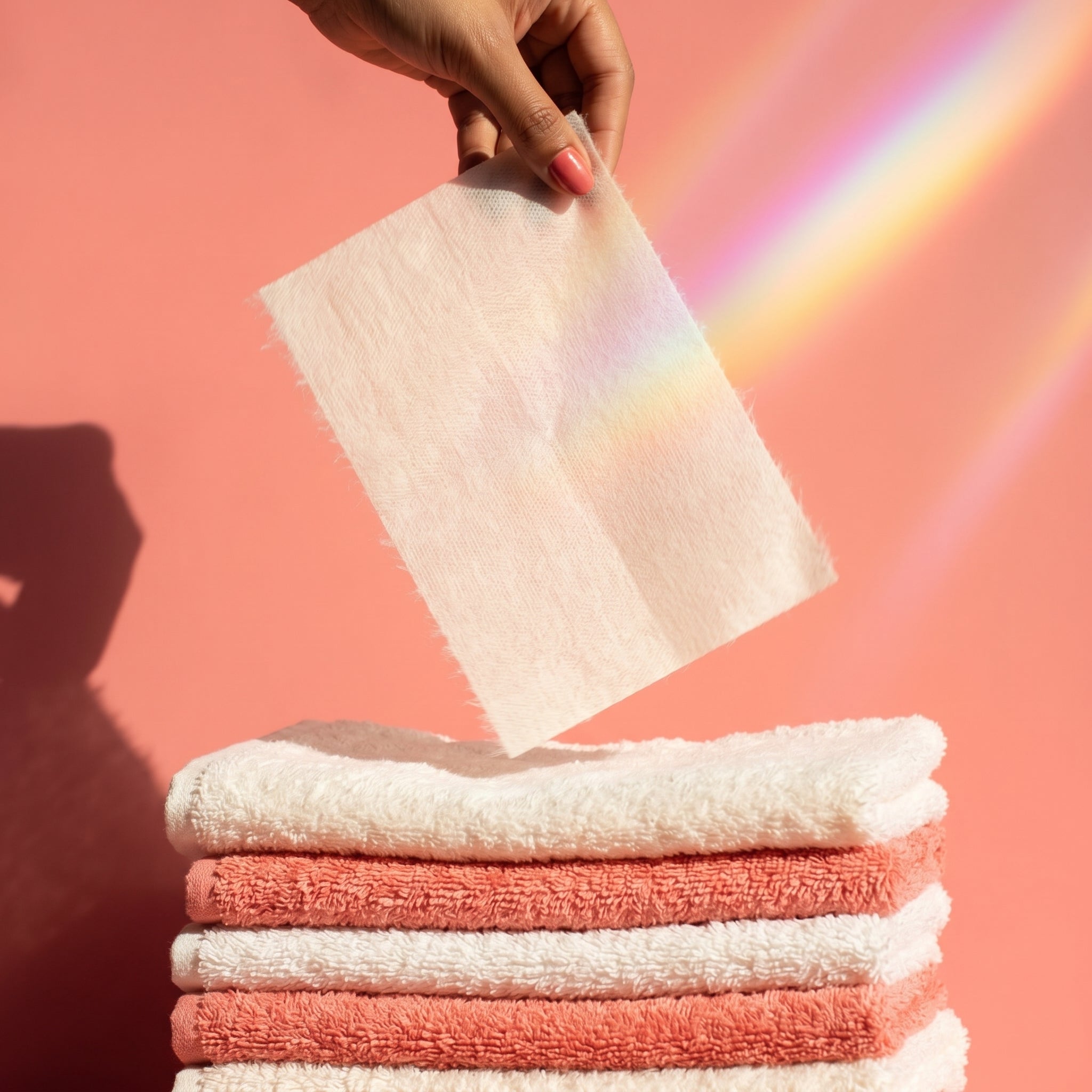 Biodegradable Dryer Sheets - Ruby Sunset Bliss