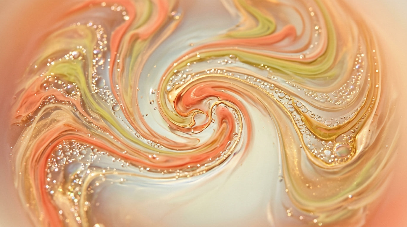Sweet Summer Love - Bergamot oil swirl marble
