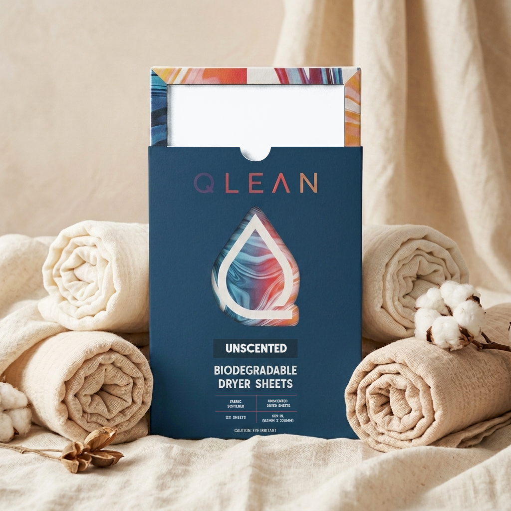 Biodegradable Dryer Sheets - Unscented