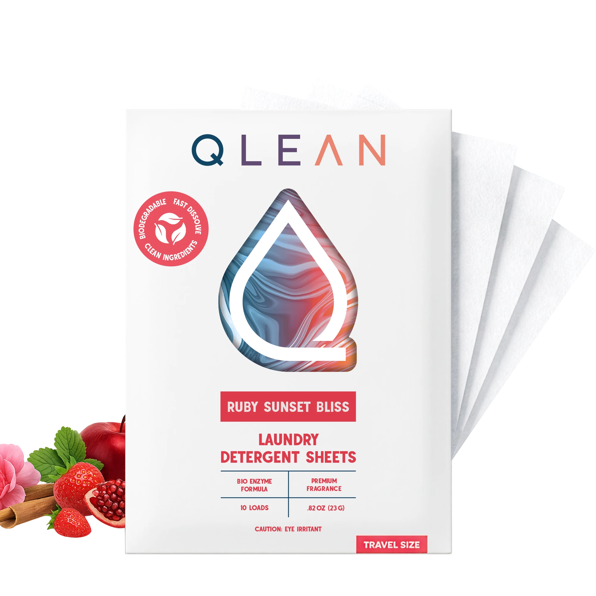 Laundry Detergent Sheets - Ruby Sunset Bliss