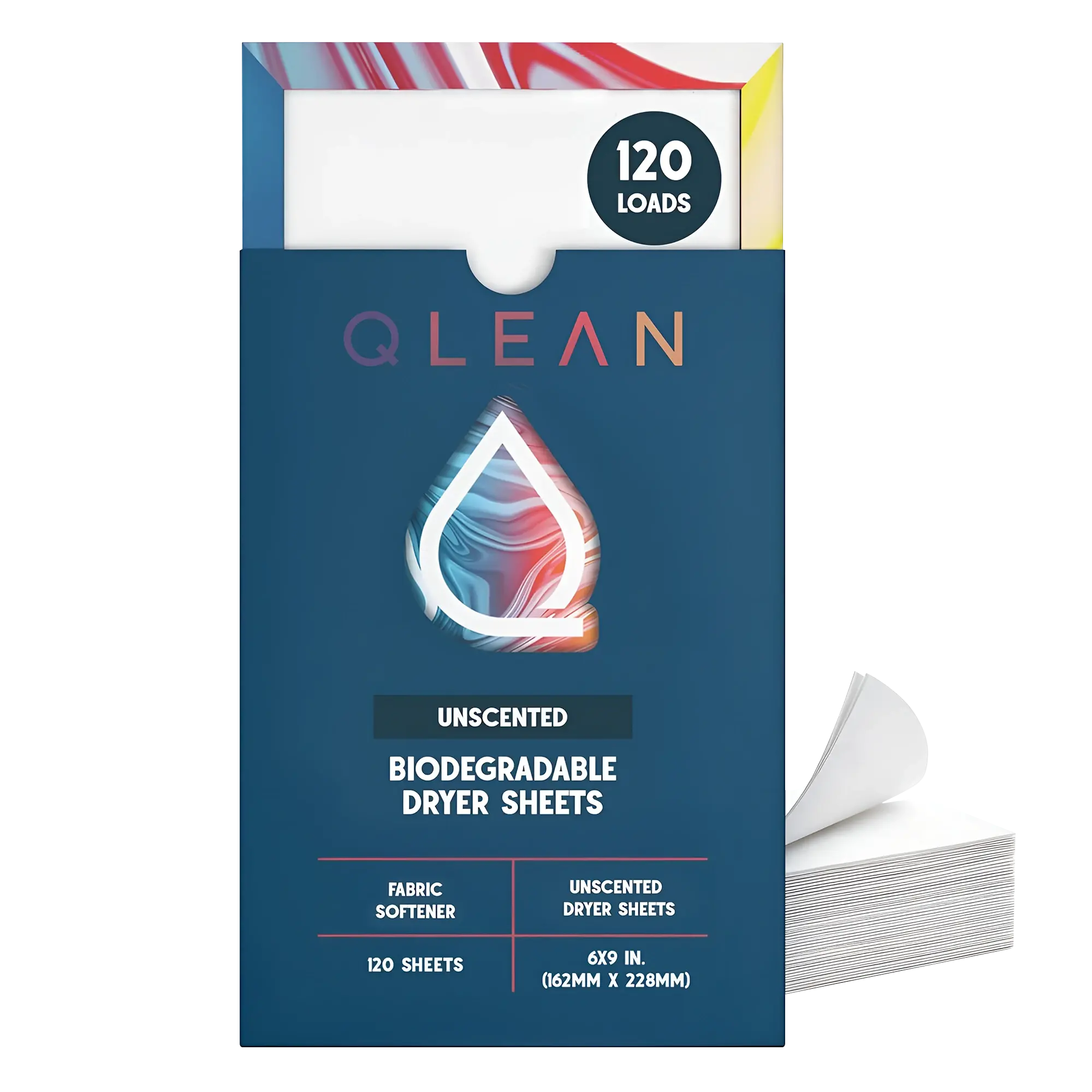 Biodegradable Dryer Sheets - Unscented