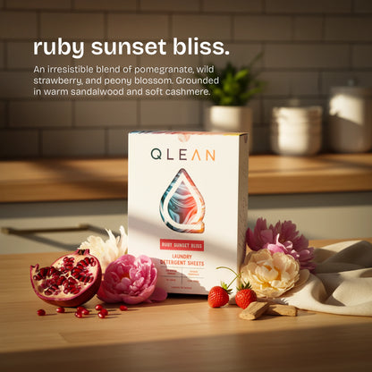 Laundry Detergent Sheets - Ruby Sunset Bliss